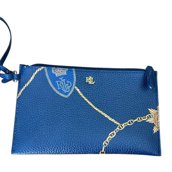 Lauren Ralph Lauren Reversible Nautical Navy tote‎ bag - Picture 6 of 16